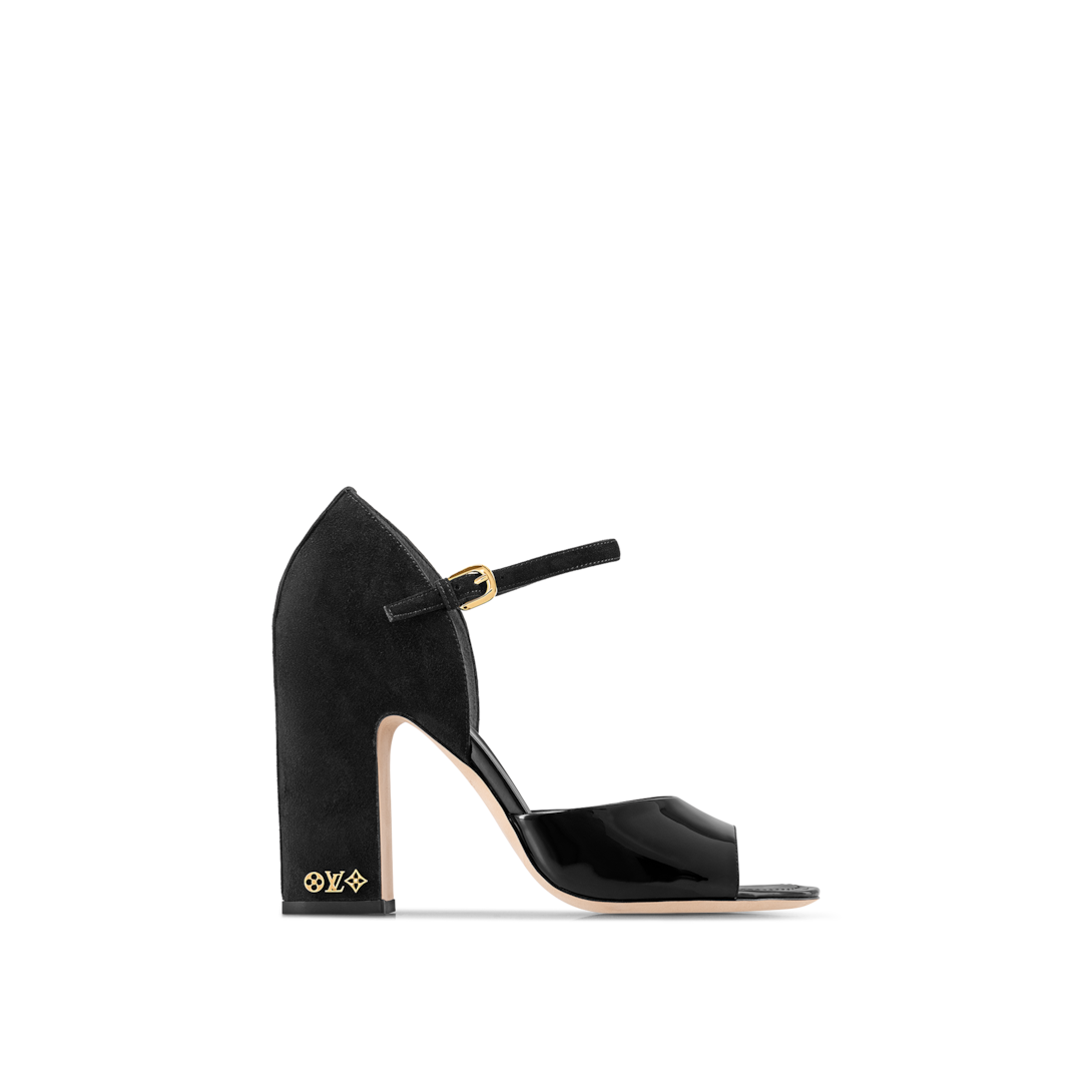 Louis vuitton store block heel sandals